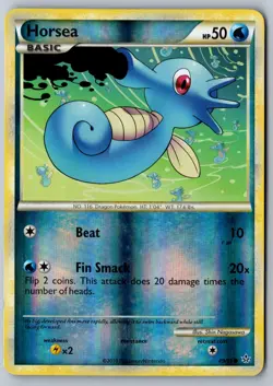 Pokemon: Horsea Reverse Holo Common Unleashed 49/95 LP+ - Image 1