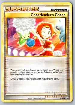 Pokemon: Cheerleader's Cheer Uncommon Unleashed 71/95 LP/MP - Image 1