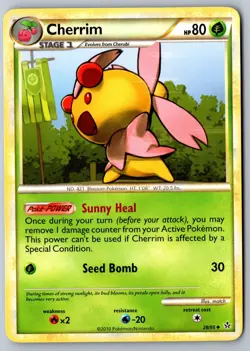 Pokemon: Cherrim Uncommon Unleashed 28/95 LP+ - Image 1