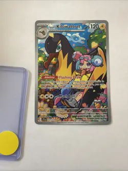 Pokemon Iono's Kilowattrel 163/159 Journey Together Illustration Rare Full Art - Image 1