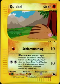 Quiekel / Swinub - 108/144 Skyridge - Reverse Holo DE NM Pokemon - Image 1