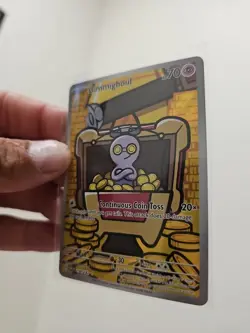 Pokemon TCG - Gimmighoul - Paradox Rift Illustration Rare Holo 198/182 - NM - Image 2