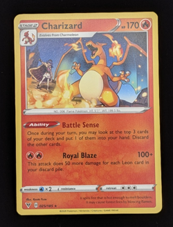 Charizard 025/185 Non Holo Rare - SWSH04: Vivid Voltage (SWSH04) - Image 1