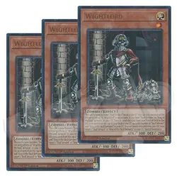 Yugioh - Wightlord x 3 - 1st Edition Ultra Rare NM - Plus Free Holo Card - Image 1