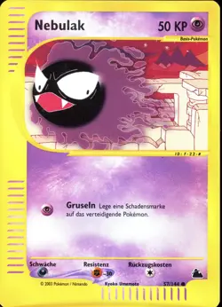 Nebulak / Gastly - 57/144 Skyridge - Reverse Holo DE NM Pokemon - Image 1