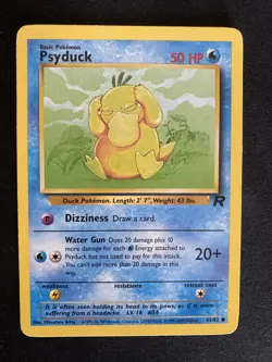 Pokemon Team Rocket Set COMMON Psyduck 65/82 - Image 1