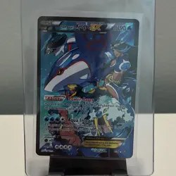 Pokemon Co. Team Aqua's Kyogre EX 6/34 Double Crisis Full Art Holo ENG 2015 - Image 1