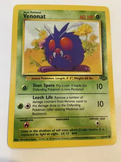 Venonat 63/64 Common - Jungle - Near Mint - US Seller - Pokemon - Image 1