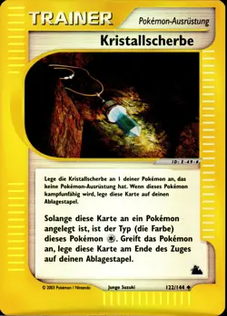 Kristallscherbe / Crystal Shard - 122/144 Skyridge - Reverse Holo DE NM Pokemon - Image 1