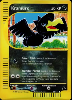 Kramurx / Murkrow - 79/144 Skyridge - Reverse Holo DE NM Pokemon - Image 1