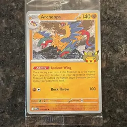 Pokemon Field Museum Archeops Exclusive Promo Factory Sealed - Image 1