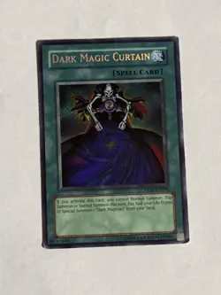 Yu-Gi-Oh! Dark Magic Curtain PP01-EN008 Secret Rare Damaged - Image 1