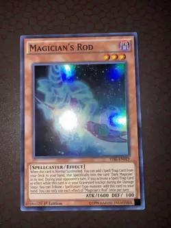 Yu-Gi-Oh! Magician’s Rod -TDIL-EN019- Super Rare - 1st Edition NM! - Image 1