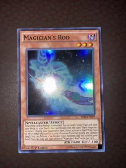 Yu-Gi-Oh! Magician’s Rod -TDIL-EN019- Super Rare - 1st Edition NM! - Image 2