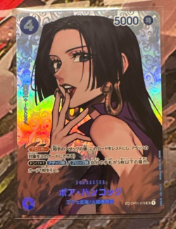 Boa Hancock One Piece Trading Card OP01-078 OP04 SR SP Special Parallel Card - Image 1