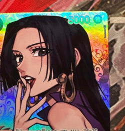 Boa Hancock One Piece Trading Card OP01-078 OP04 SR SP Special Parallel Card - Image 4