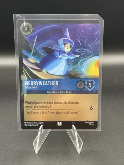 Disney Lorcana Merryweather - Feisty Fairy 139/204 Wilds Unknown Uncommon Foil - Image 1