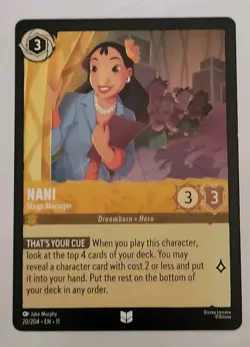 Disney Lorcana TCG - Winterspell: Nani (020/204) - Uncommon - Near Mint - Image 1