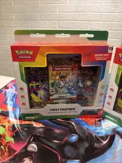 Pokemon TCG First Partner Illustration Collection Series 1. 2 box set SEALED - Image 2