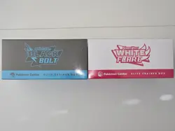 BOTH SEALED Pokemon Center Black Bolt & White Flare Elite Trainer Boxes - Image 3