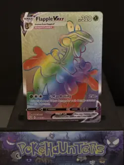 Pokemon Card Flapple VMAX 164/163 Sword & Shield Battle Styles Secret Rare NM - Image 1