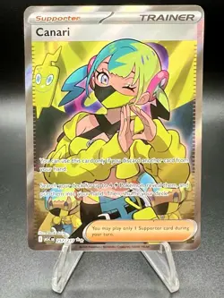 Pokemon TCG Trainer Canari 257/217 Full Art Ultra Rare Holo Ascended Heroes - Image 1