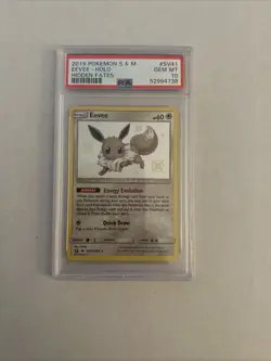 Eevee SV41/SV94 - Hidden Fates: Shiny Vault Holo (PSA 10) - Image 1