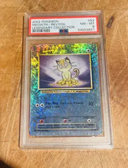 Meowth - Legendary Collection Reverse Holo - 2002 - PSA 8 - Image 1