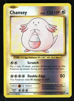 Chansey 70/108 XY - Evolutions Holo Rare Reverse Holo NM - Image 1