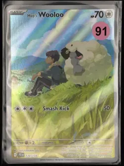 Hop's Wooloo 170/159 Illustration Rare Full Art Holo Sv09: Journey Together - Image 3