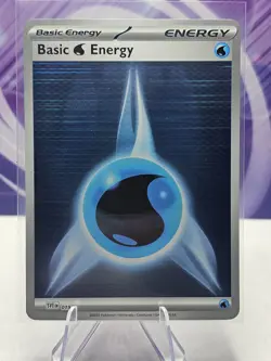 Basic Water Energy - SVE019 - Holo - Pokemon Black Bolt & White Flare - Image 1