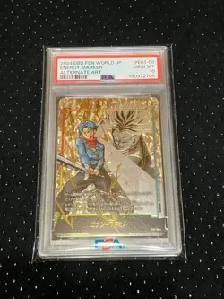 PSA 10 Fusion World Trunks Energy Markerpsa10 Dragon Ball Card Japanese - Image 1