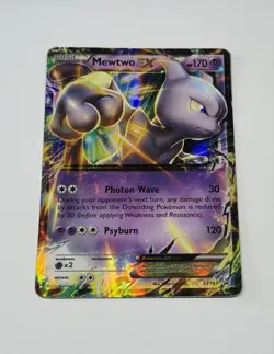 2016 Pokemon Card TCG Mewtwo ex XY183 Black Star Promo Ultra Rare Holo HP/MP - Image 1