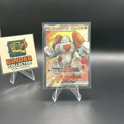 Pokemon TCG Regirock EX Full Art Ultra Rare Holo Card 214/182 Destined Rivals - Image 1
