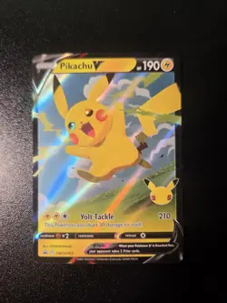 Pikachu V SWSH143 SWSH: Sword & Shield Promo Cards Holo - NM - Image 1