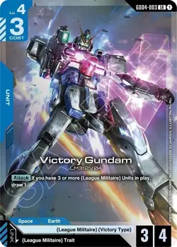 Victory Gundam - GD04-003 LR Gundam Card Game - Near Mint/Mint - Image 1