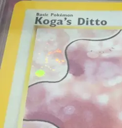 Kogas Ditto 10/132 Gym Challenge Holo - Pokemon Card - get graded 7 Excellent - Image 3