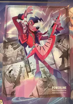 Disney Lorcana Fabled Powerline Puzzle Art Cards Full Set - Image 1