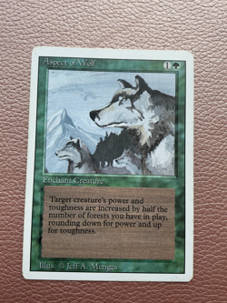 Aspect of wolf. Unlimited. Magic the gathering - Image 1