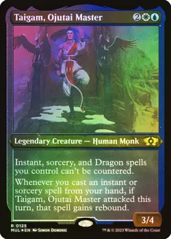 MTG FOIL ETCHED Taigam, Ojutai Master - Multiverse Legends #125 - Image 1