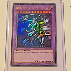 LDS2-EN018 Blue-Eyes Ultimate Dragon Purple Ultra Rare 1st Ed Yugioh Card LP - Image 1