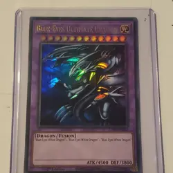 LDS2-EN018 Blue-Eyes Ultimate Dragon Purple Ultra Rare 1st Ed Yugioh Card LP - Image 2
