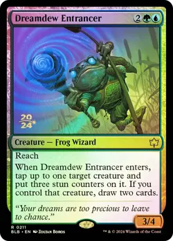 MTG FOIL Dreamdew Entrancer (Prerelease) (Bloomburrow) - Promo #211 - Image 1
