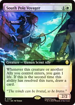 MTG FOIL South Pole Voyager Extended Art - Avatar: The Last Airbender #367 - Image 1