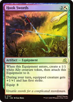 MTG FOIL Hook Swords - Avatar: The Last Airbender Eternal #147 - Image 1
