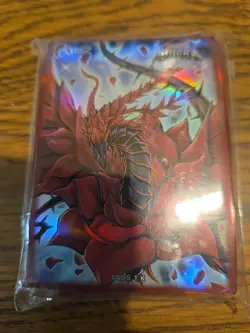 Official Yu-Gi-Oh! "BLACK ROSE DRAGON" 80 Judge Card Sleeves - Image 1