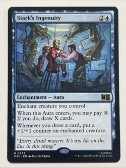 Stark's Ingenuity 533 Commander: Marvel Super Heroes Magic: The Gathering NM - Image 1