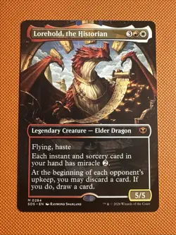 Lorehold, the Historian Borderless M 284 - MTG Secrets of Strixhaven - Image 1