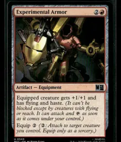 Experimental Armor 543 Commander: Marvel Super Heroes Magic: The Gathering NM - Image 1