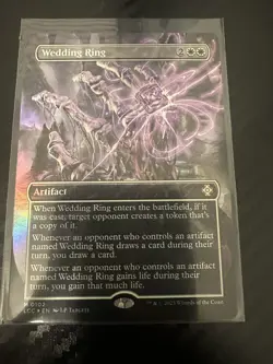 1x Wedding Ring - Borderless Mint MTG Magic - - Image 1